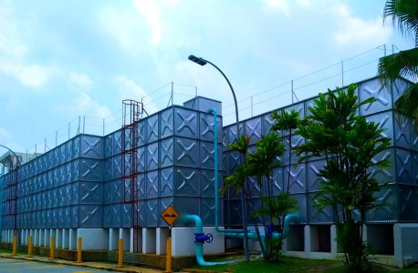 Sectional Pressed Steel Water Tank Project